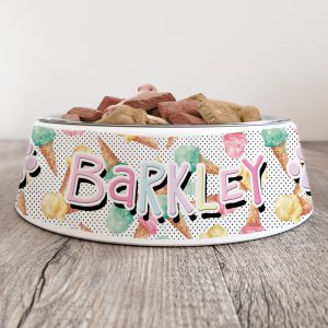 Personalised Dog Bowl - Dreamy Icecreamy