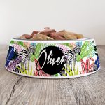 Personalised Dog Bowl - Jungle
