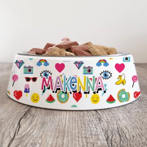 Personalised Dog Bowl - So 80's