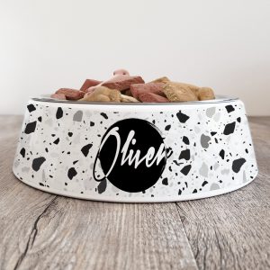 Personalised Dog Bowl - Terrazzo