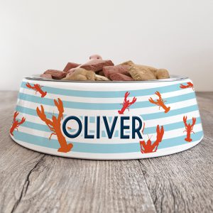 Personalised Dog Bowl - Lobster