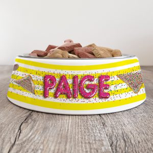Personalised Dog Bowl - Fairy Bread