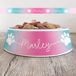 Personalised Dog Bowl - Just Ombre Mermaid