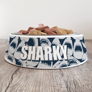 Personalised Dog Bowl - Sharky