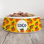 Personalised Dog Bowl - Just Peachy