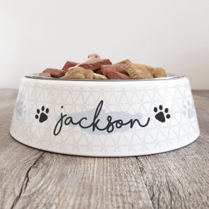 Personalised Dog Bowl - Geo Paws