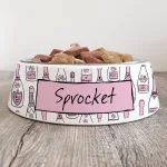 Personalised Dog Bowl - Let's PAWty