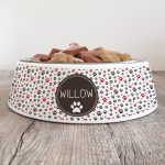 Personalised Dog Bowl - So Many Paws