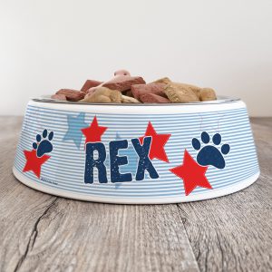 Personalised Dog Bowl - Seeing Stars