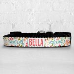 Personalised Dog Collar - Very Floral