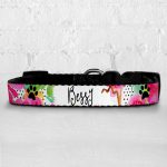 Personalised Dog Collar - Dotty Florals