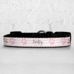 Personalised Dog Collar - Stripes & Florals