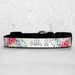 Personalised Dog Collar - Floral Wreath