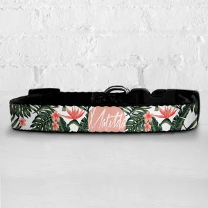 Personalised Dog Collar - Tropical