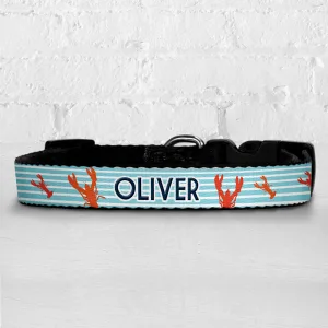 Personalised Dog Collar - Lobster