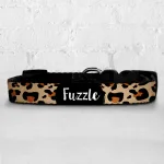 Personalised Dog Collar - Leopard