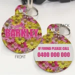 Personalised Pet Id Tags - Push The Daisies