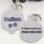 Personalised Pet Id Tags - So Loved Grape