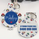 Personalised Pet Id Tags - Bonjour