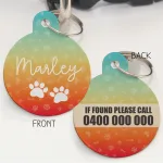 Personalised Pet Id Tags - Just Ombre Sunset