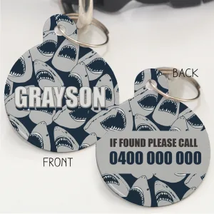 Personalised Pet Id Tags - Sharky