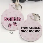 Personalised Pet Id Tags - So Loved Strawberry