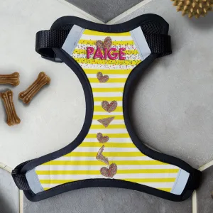 Personalised Dog Harness - Fairy Bread