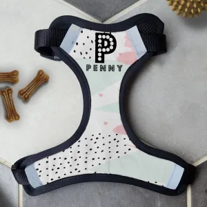 Personalised Dog Harness - Disco Dots