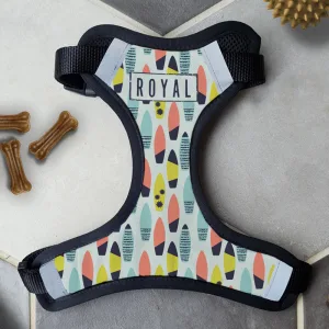 Personalised Dog Harness - Surfs Up