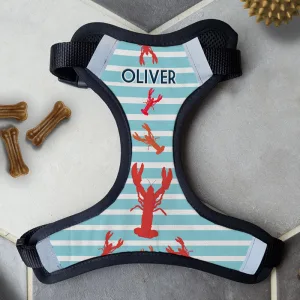 Personalised Dog Harness - Lobster