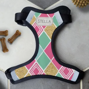 Personalised Dog Harness - A Bit Of Bling