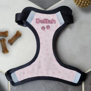 Personalised Dog Harness - So Loved Strawberry