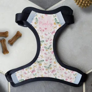 Personalised Dog Harness - Chasing Butterflies