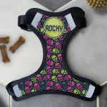 Personalised Dog Harness - Rockstar Vibes