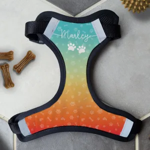 Personalised Dog Harness - Just Ombre Sunset