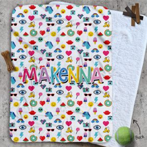 Personalised Dog Blankets - So 80's