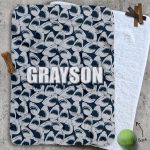 Personalised Dog Blankets - Sharky
