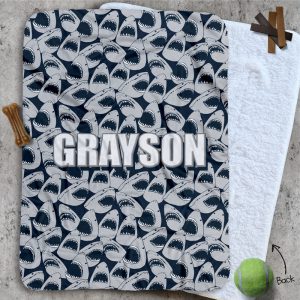 Personalised Dog Blankets - Sharky