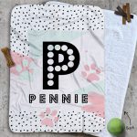 Personalised Dog Blankets - Disco Dots