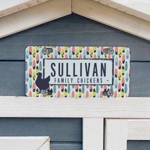 Personalised Chicken Coop Signs - Surfs Up