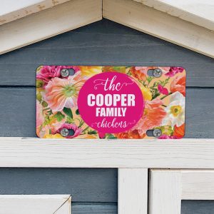 Personalised Chicken Coop Signs - Hey Poppy