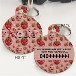 Personalised Pet Id Tags - Berry Cute
