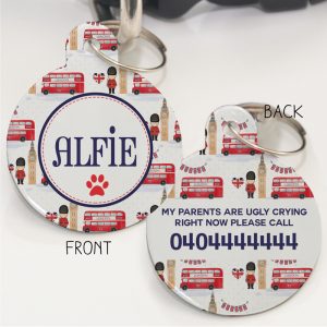 Personalised Pet Id Tags - London Calling