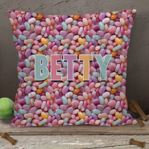 Personalised Fleece Dog Bed Cushions - Don't Be Jelly