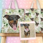 Personalised Pet Face Tote Bag - Jungle Life