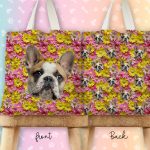 Personalised Pet Face Tote Bag - Push The Daisies