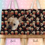 Personalised Pet Face Tote Bag - Popcorn