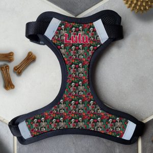 Personalised Dog Harness - Day Of The Dead