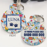 Personalised Pet Id Tags - Bon Voyage