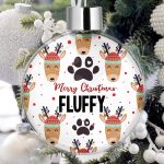 Personalised Pet Christmas Tree Bauble Decorations - Deers & Baubles